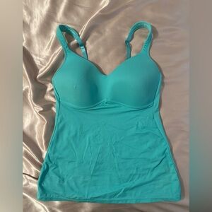 Rhonda Shear Everyday Molded Cup Camisole, Teal, Small